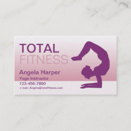 Cartão De Visita Instrutor Yoga