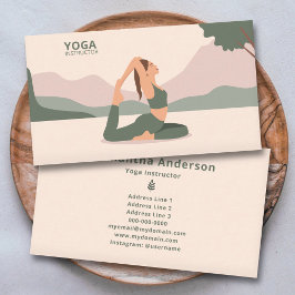 Cartão De Visita Instrutor Yoga