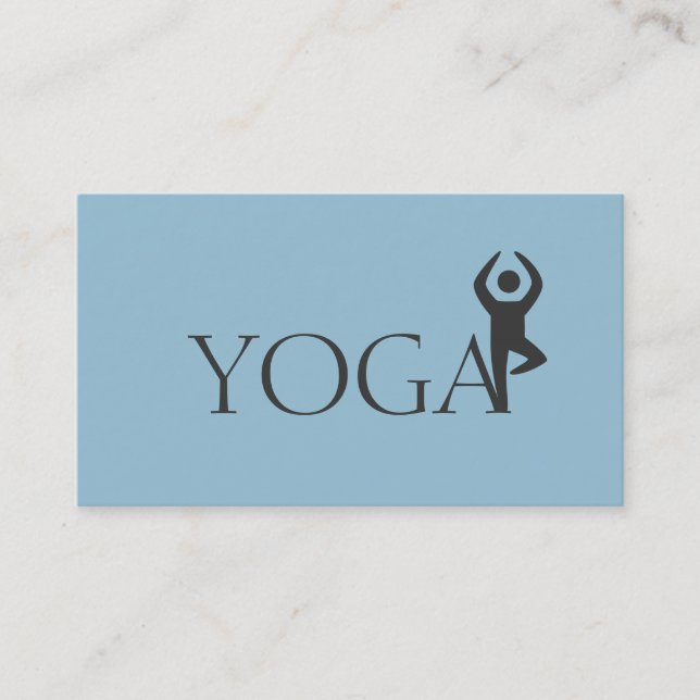 Cartão De Visita Instrutor Yoga, Classes (Frente)