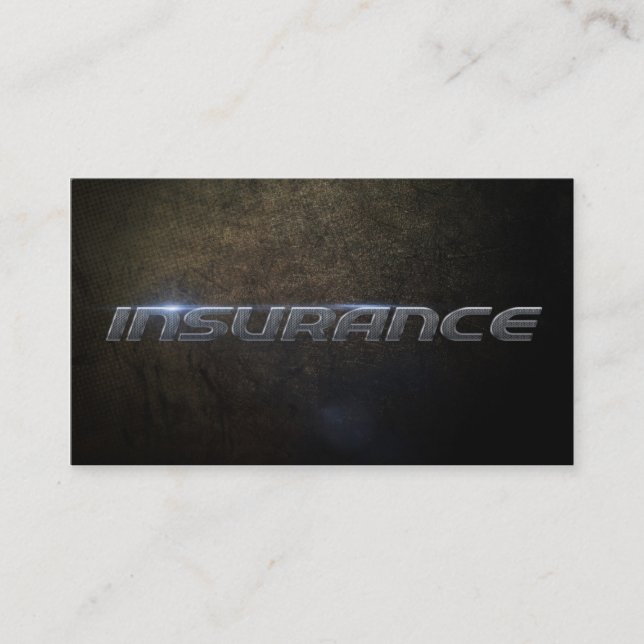 Cartão De Visita Insurance business card (Frente)
