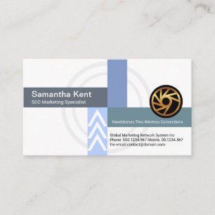 Cartão De Visita Interceptando o Marketing SEO de Conexões de Link