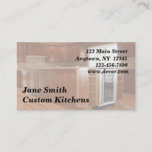 Cartão de visita interior Home