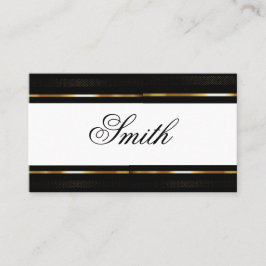 Cartão De Visita Introdução ao Marketing Imobiliário Preto e Dourad