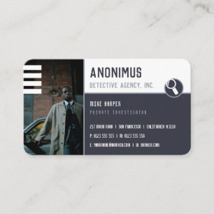 Cartão De Visita Investigações Privadas   Detetive Professional