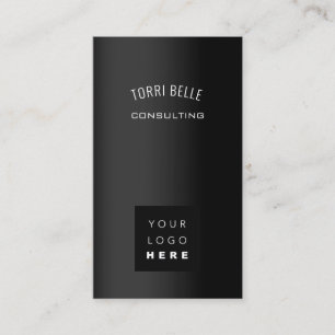 Cartão De Visita Investimento de consulta profissional VIP preto do