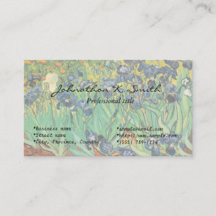 Cartão De Visita Íris de Van Gogh