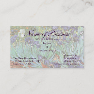 Cartão De Visita Íris de Vincent van Gogh