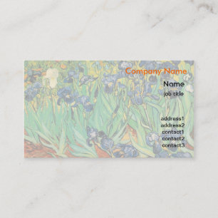 Cartão De Visita Irises, Vincent van Gogh