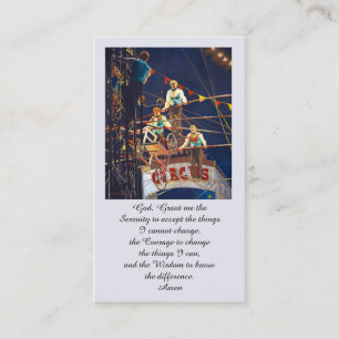 Cartão De Visita Irlandês Benção Azul Vermelho Verde Amarelo