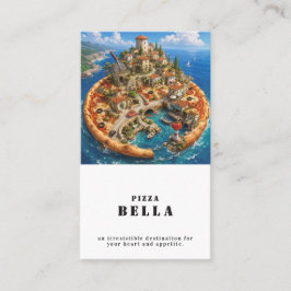 Cartão De Visita Irresistible Island - Italian Pizza Bella Shop 