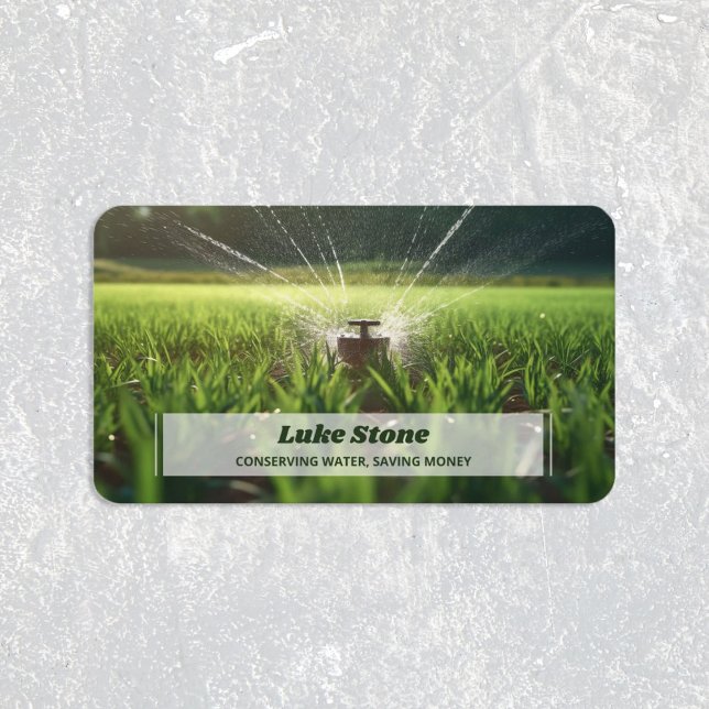Cartão De Visita Irrigação (Irrigation Business Card)