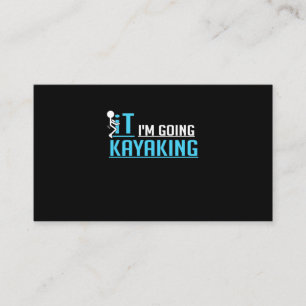 Cartão De Visita IT I I'm Kayaking