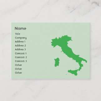 Cartão De Visita Italia - carnudo
