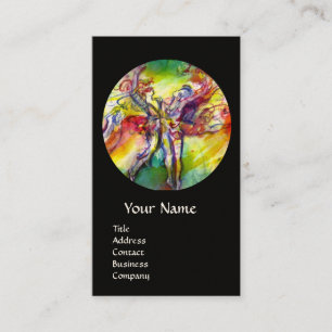 Cartão De Visita ITALIANO CARNIVAL /Dança, Música, Artista de Tea