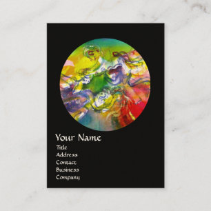 Cartão De Visita ITALIANO CARNIVAL /Dança, Música, Artista de Teatr