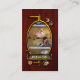 Cartão De Visita Janela - Hoboken, NJ - Hale e Sopas de Coração