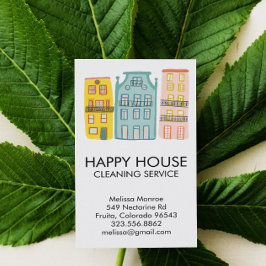 Cartão De Visita Janitorial Maid