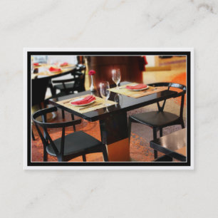 Cartão De Visita Janto Romântico para Dois