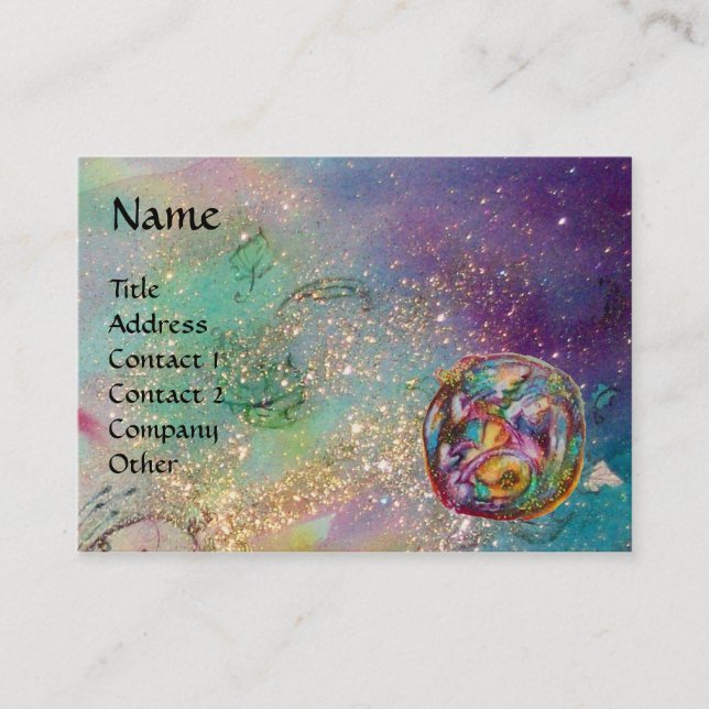 CARTÃO DE VISITA JARDIM DAS SOMBRAS PERDIDAS - BORRACHAS MÁGICAS (Frente)