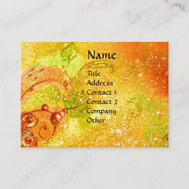 CARTÃO DE VISITA JARDIM DAS SOMBRAS PERDIDAS - DRAGÃO VERMELHO VOAN (Frente)