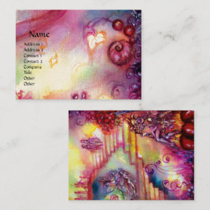 Cartão De Visita JARDIM DAS SOMBRAS PERDIDAS, ESCADAS MÍSTICAS cor-