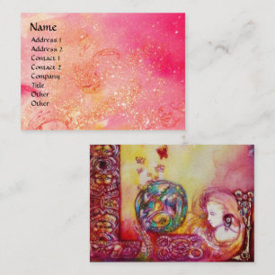 CARTÃO DE VISITA JARDIM DAS SOMBRAS PERDIDAS - FADA E BORBOLETAS