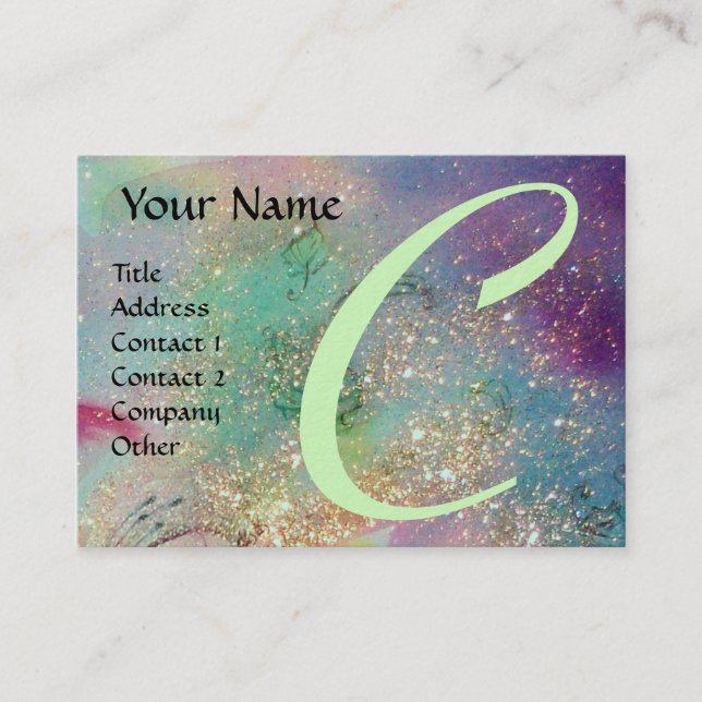 CARTÃO DE VISITA JARDIM DAS SOMBRAS PERDIDAS - MONOGRAMA (Frente)