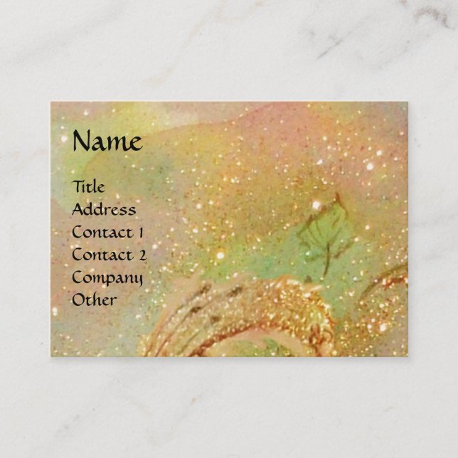 CARTÃO DE VISITA JARDIM DAS SOMBRAS PERDIDAS - MONOGRAMA (Frente)