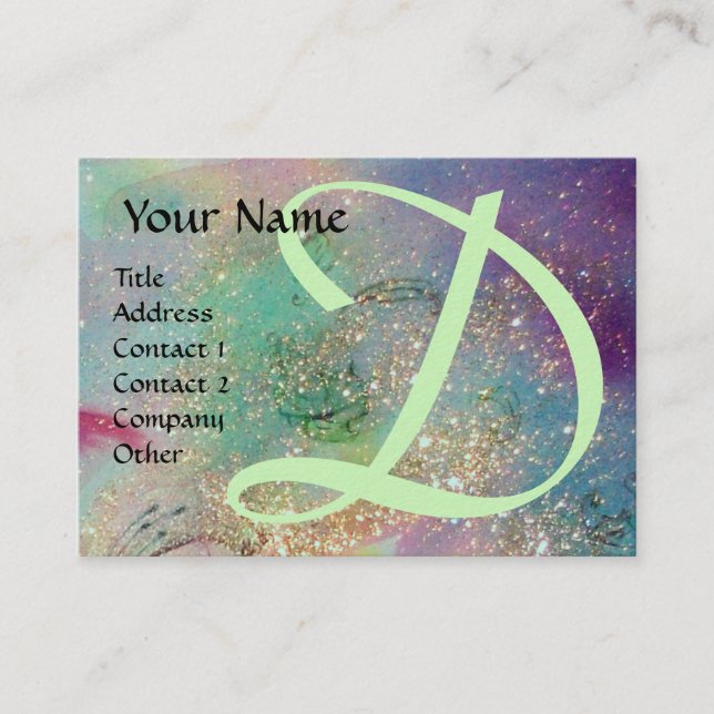 CARTÃO DE VISITA JARDIM DAS SOMBRAS PERDIDAS - MONOGRAMA (Frente)