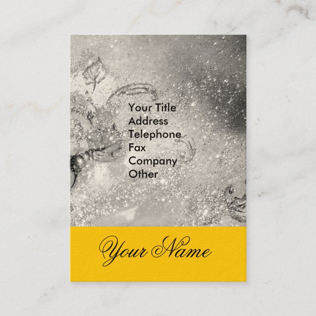 CARTÃO DE VISITA JARDIM DAS SOMBRAS PERDIDAS - MONOGRAMA DE PÓ ESTR (Frente)