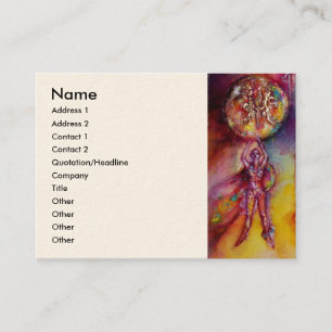 CARTÃO DE VISITA JARDIM DAS SOMBRAS PERDIDAS / NOITE E FEIRAS