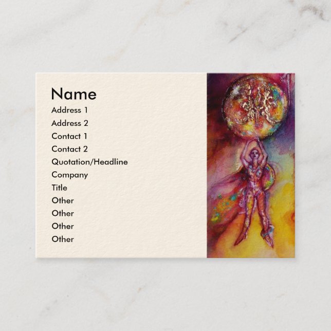 CARTÃO DE VISITA JARDIM DAS SOMBRAS PERDIDAS / NOITE E FEIRAS (Frente)