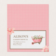 Jardim de Aquarela de Gingham, Rosa Elegante