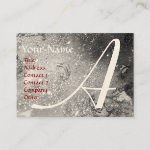 CARTÃO DE VISITA JARDIM DE SOMBRA PERDIDA - MONOGRAMA DE BOTTERFLY