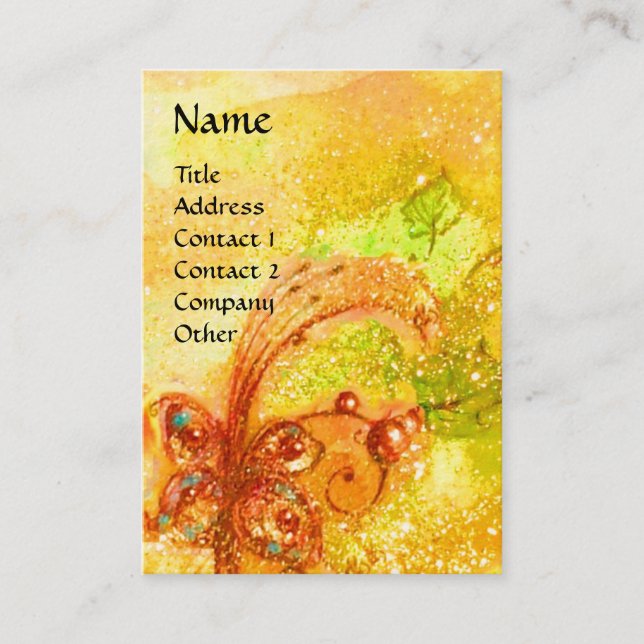 CARTÃO DE VISITA JARDIM DE SOMBRAS PERDIDAS - DRAGÃO VERMELHO VOANT (Frente)