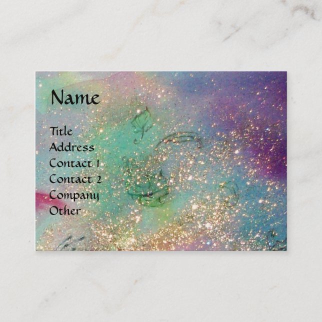 CARTÃO DE VISITA JARDIM DE SOMBRAS PERDIDAS MONOGRAMA DE BORDO (Frente)