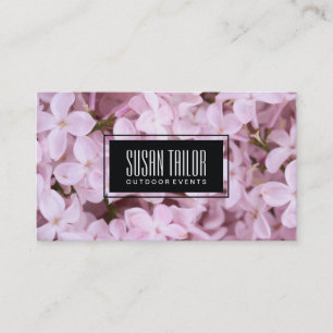 Cartão De Visita Jardim do Éden Flores requintadas, Quadro Preto
