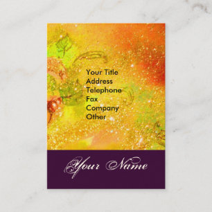 CARTÃO DE VISITA JARDIM DO MONOGRAMA DE PÓ DE ESTADO DE SOMBRA PERD