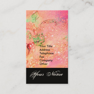 CARTÃO DE VISITA JARDIM DO MONOGRAMA DE PÓ DE ESTADO DE SOMBRA PERD