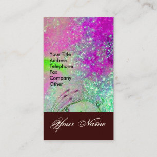 CARTÃO DE VISITA JARDIM DO MONOGRAMA DE PÓ DE ESTADO DE SOMBRA PERD