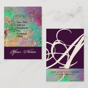 CARTÃO DE VISITA JARDIM DO MONOGRAMA DE SOMBRAS PERDIDO 1