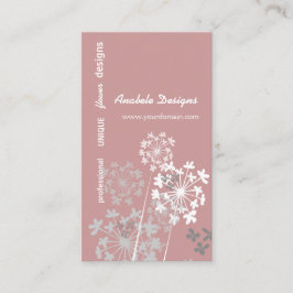 Cartão De Visita Jardim elegante do verão do primavera da natureza