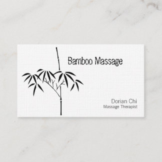 Cartão De Visita Jardim Japonês Bamboo