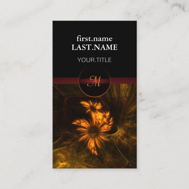 Cartão De Visita Jardim Legal Elegante Moderno Profissional (Frente)