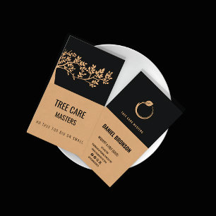 Cartão De Visita Jardinagem de Árvore e Poda Profissional