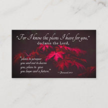 Jeremiah 29:11 Porque eu sei os planos que tenho p