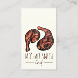 Cartão De Visita Jerk Chicken Caribe Comida jamaicana do oeste da Í