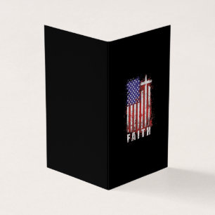 Cartão De Visita Jesus Amor Fé cristã patriótica Jesus EUA