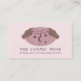 Cartão De Visita Jewelry Designer Espiritual, Astrologer, Psíquico