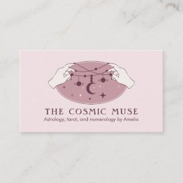 Cartão De Visita Jewelry Designer Espiritual, Astrologer, Psíquico